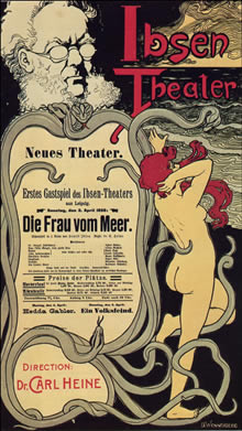 Die Frau vom Meer - Ibsen Poster